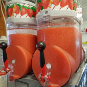 Strawberry slush drinks